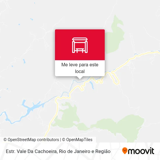 Estr. Vale Da Cachoeira mapa