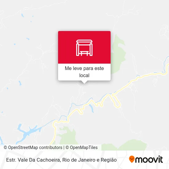 Estr. Vale Da Cachoeira mapa