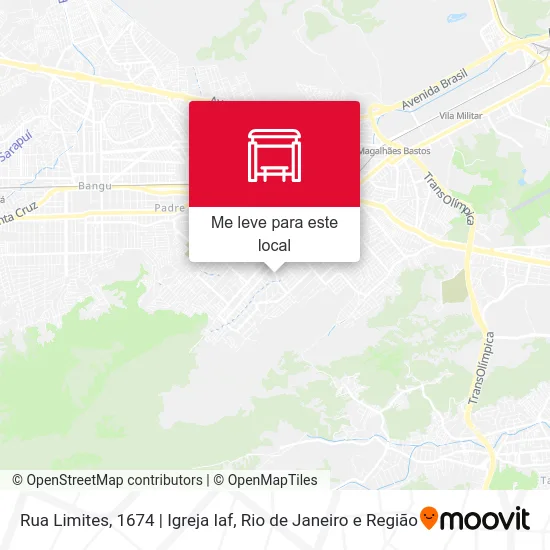 Rua Limites, 1674 | Igreja Iaf mapa