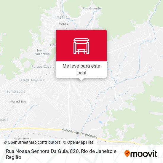 Rua Nossa Senhora Da Guia, 820 mapa