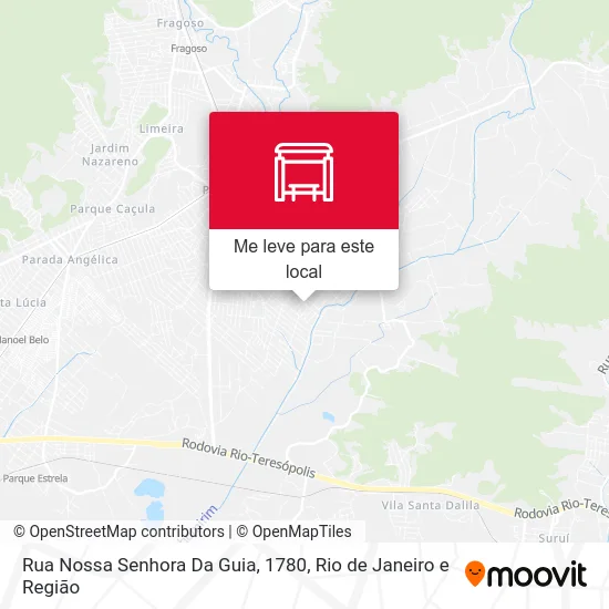 Rua Nossa Senhora Da Guia, 1780 mapa