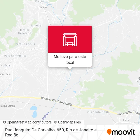 Rua Joaquim De Carvalho, 650 mapa