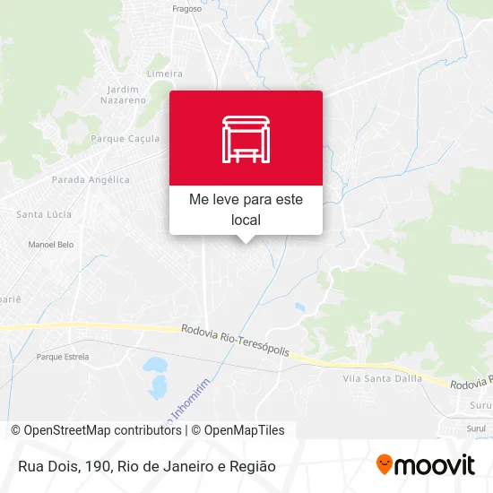 Rua Dois, 190 mapa
