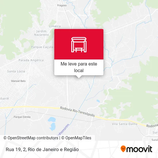 Rua 19, 2 mapa