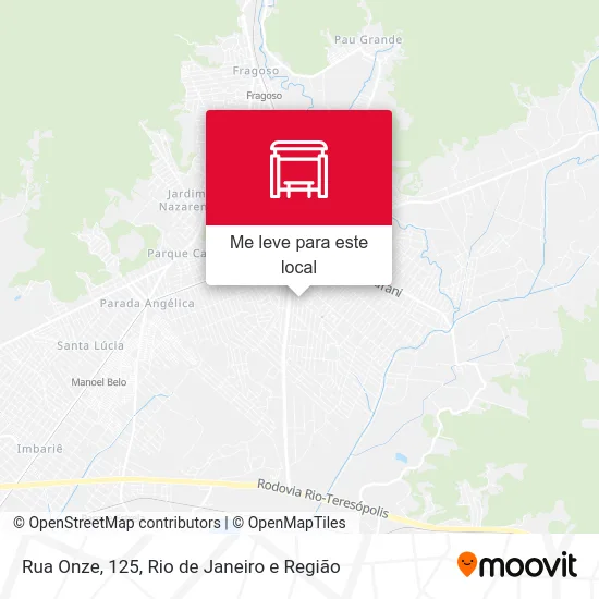 Rua Onze, 125 mapa