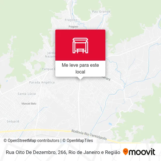 Rua Oito De Dezembro, 266 mapa