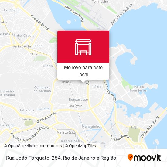 Rua João Torquato, 254 mapa