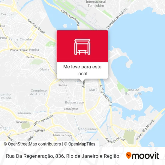 Rua Da Regeneração, 836 mapa