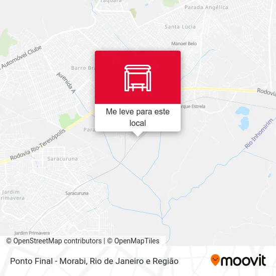 Ponto Final - Morabi mapa