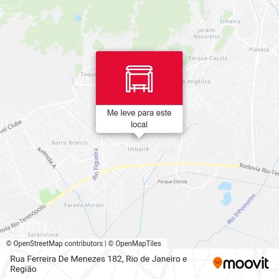 Rua Ferreira De Menezes 182 mapa