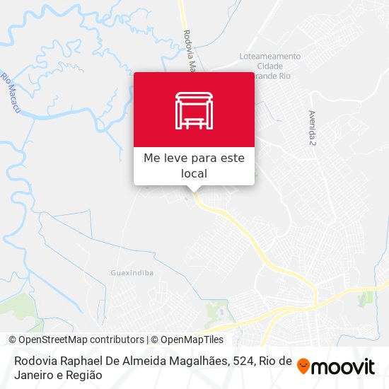 Rodovia Raphael De Almeida Magalhães, 524 mapa