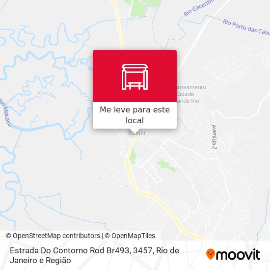 Estrada Do Contorno Rod Br493, 3457 mapa