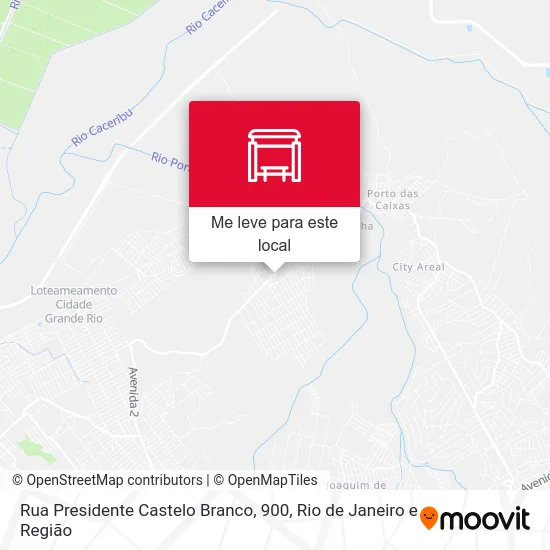 Rua Presidente Castelo Branco, 900 mapa
