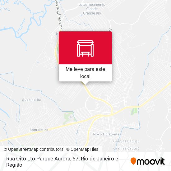 Rua Oito Lto Parque Aurora, 57 mapa