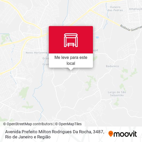 Avenida Prefeito Milton Rodrigues Da Rocha, 3487 mapa