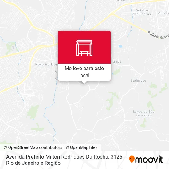 Avenida Prefeito Milton Rodrigues Da Rocha, 3126 mapa