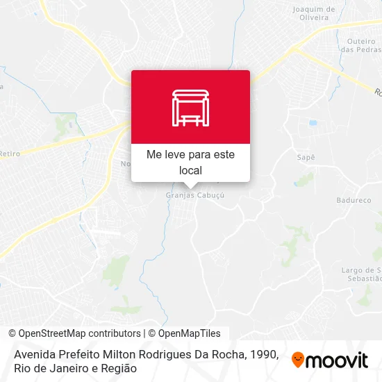 Avenida Prefeito Milton Rodrigues Da Rocha, 1990 mapa