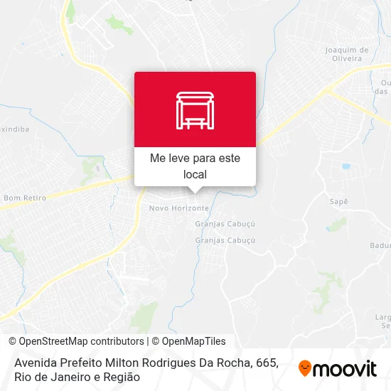 Avenida Prefeito Milton Rodrigues Da Rocha, 665 mapa