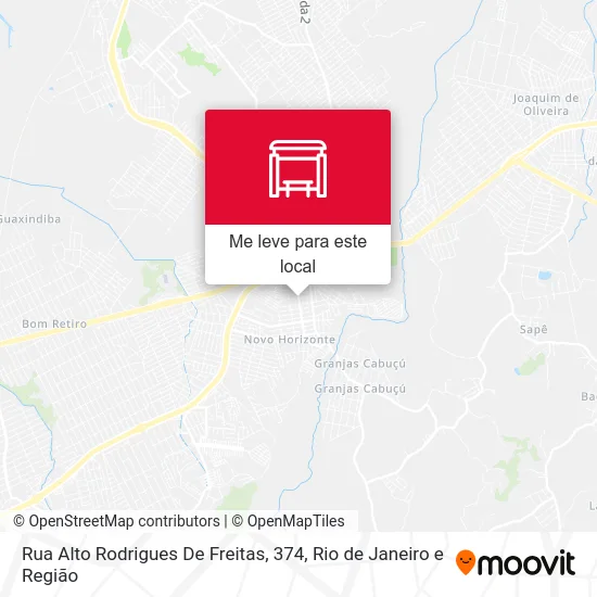Rua Alto Rodrigues De Freitas, 374 mapa