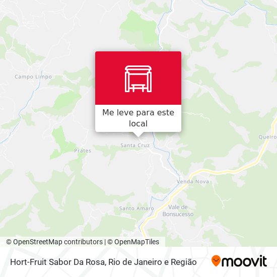 Hort-Fruit Sabor Da Rosa mapa