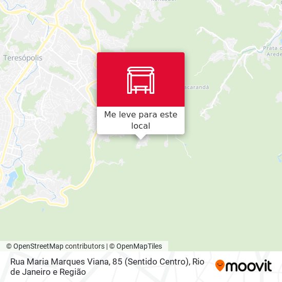 Rua Maria Marques Viana, 85 (Sentido Centro) mapa