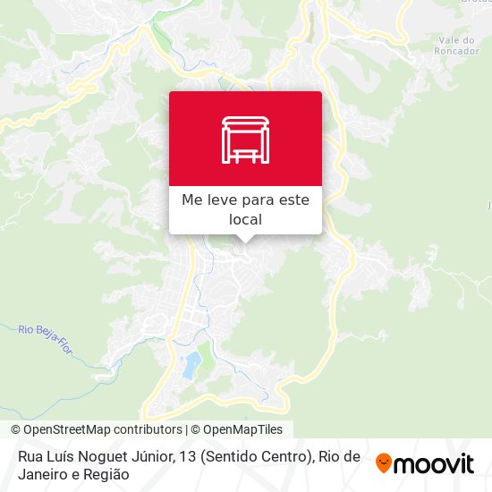 Rua Luís Noguet Júnior, 13 (Sentido Centro) mapa