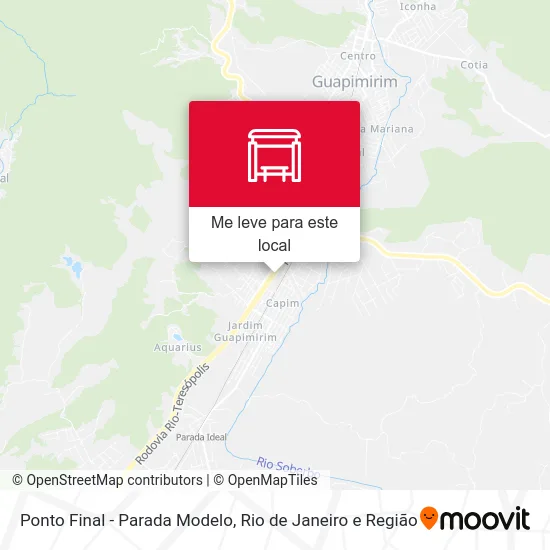 Ponto Final - Parada Modelo mapa