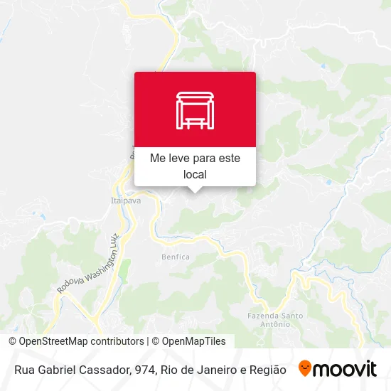 Rua Gabriel Cassador, 974 mapa