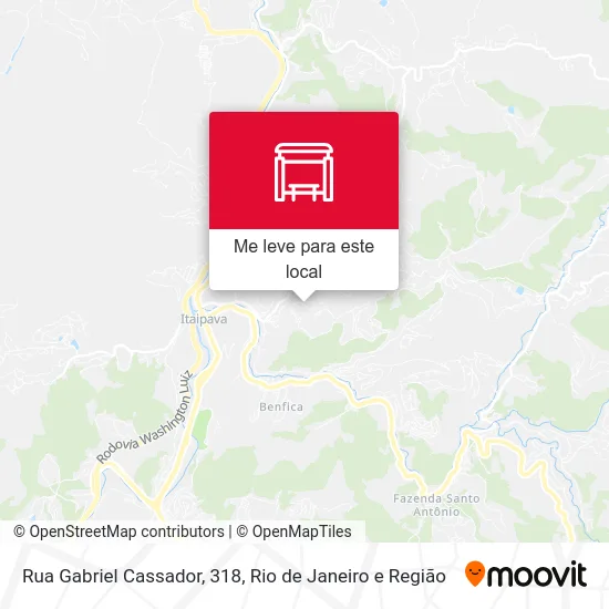 Rua Gabriel Cassador, 318 mapa