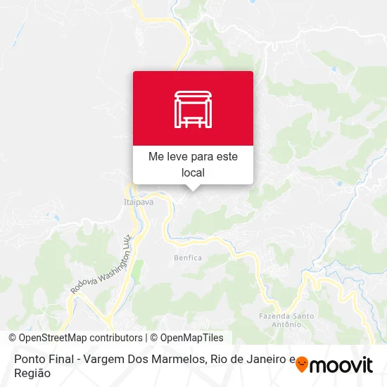 Ponto Final - Vargem Dos Marmelos mapa