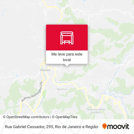 Rua Gabriel Cassador, 295 mapa