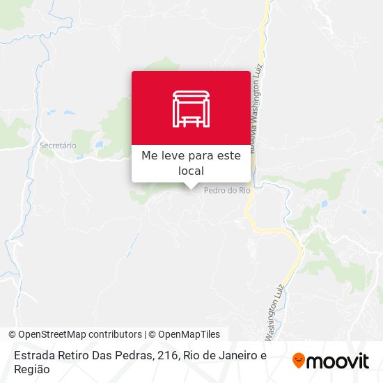 Estrada Retiro Das Pedras, 216 mapa