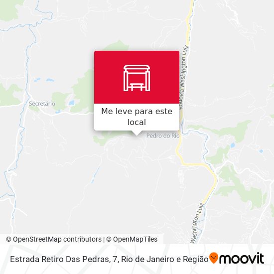 Estrada Retiro Das Pedras, 7 mapa