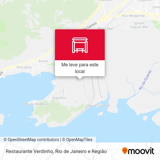Restaurante Verdinho mapa