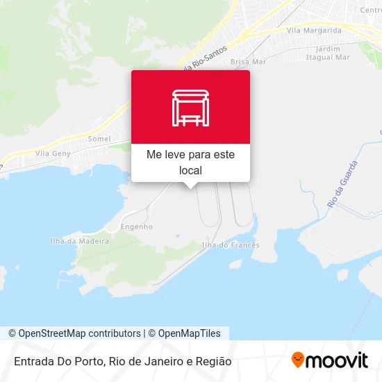 Entrada Do Porto mapa