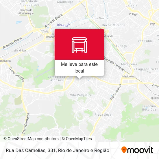 Rua Das Camélias, 331 mapa