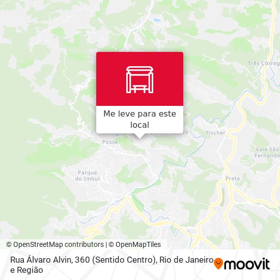 Rua Álvaro Alvin, 360 (Sentido Centro) mapa