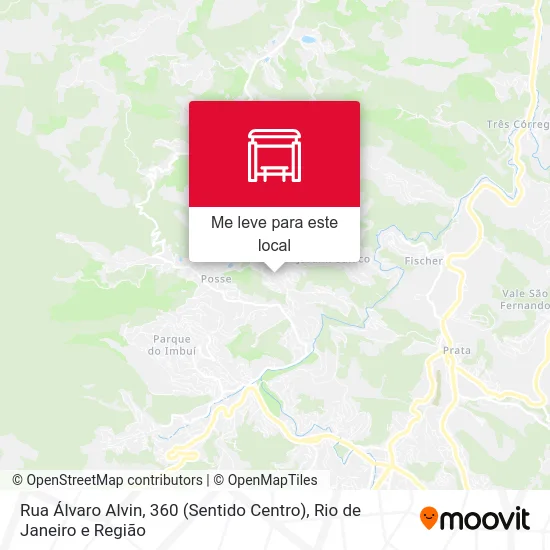 Rua Álvaro Alvin, 360 (Sentido Centro) mapa