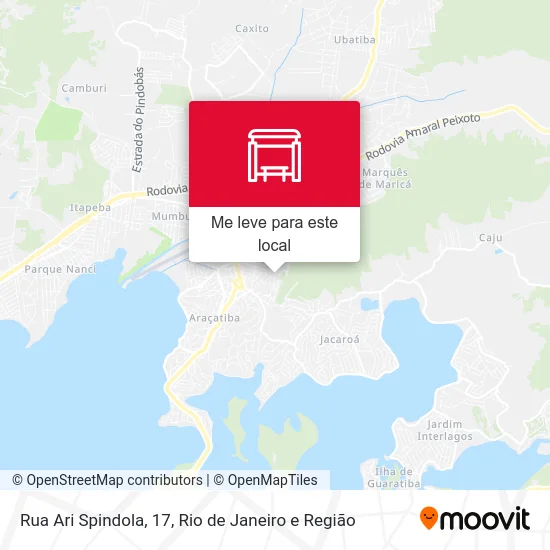 Rua Ari Spindola, 17 mapa
