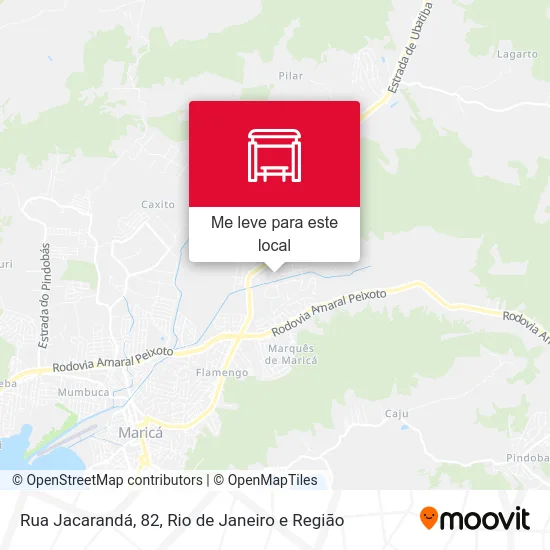 Rua Jacarandá, 82 mapa