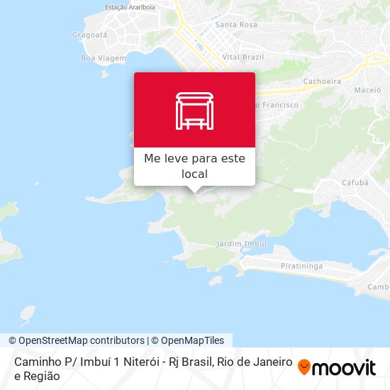 Caminho P/ Imbuí 1 Niterói - Rj Brasil mapa