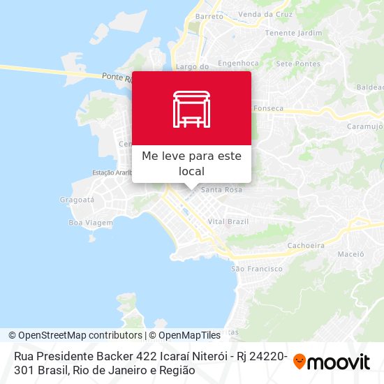 Rua Presidente Backer 422 Icaraí Niterói - Rj 24220-301 Brasil mapa