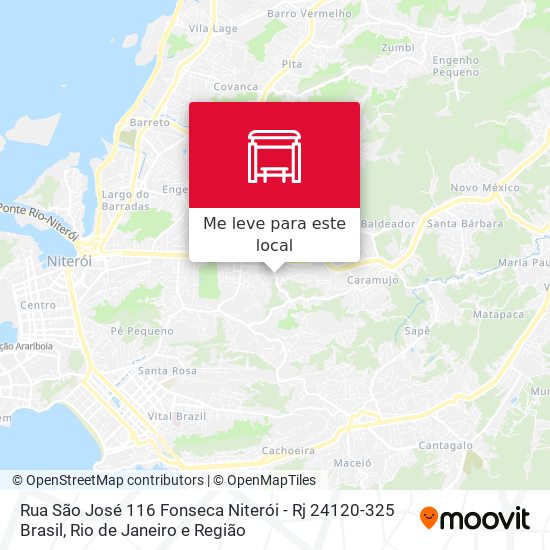 Rua São José 116 Fonseca Niterói - Rj 24120-325 Brasil mapa
