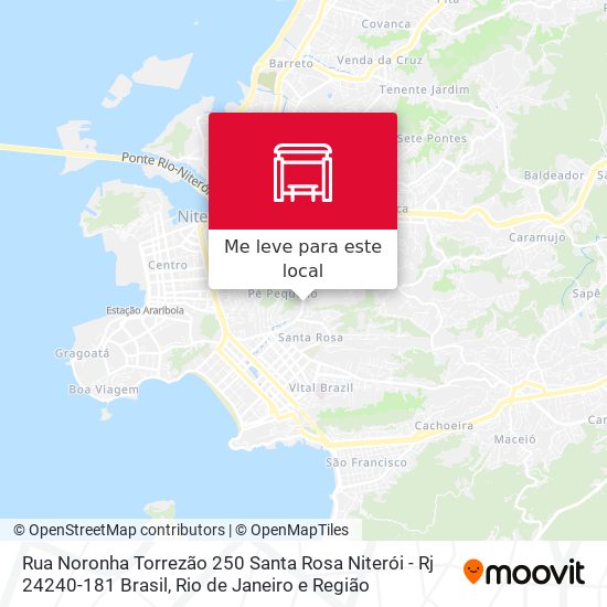 Rua Noronha Torrezão 250 Santa Rosa Niterói - Rj 24240-181 Brasil mapa