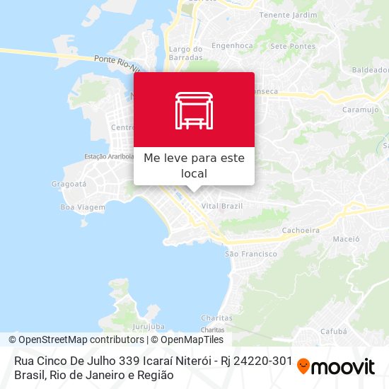 Rua Cinco De Julho 339 Icaraí Niterói - Rj 24220-301 Brasil mapa