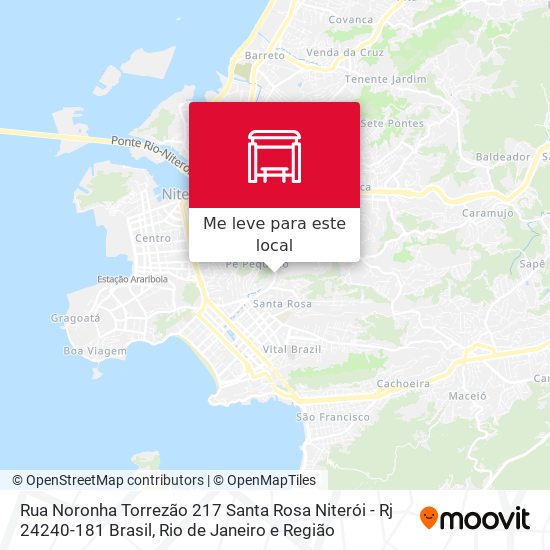 Rua Noronha Torrezão 217 Santa Rosa Niterói - Rj 24240-181 Brasil mapa