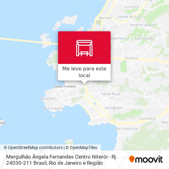 Mergulhão Ângela Fernandes Centro Niterói - Rj 24030-211 Brasil mapa