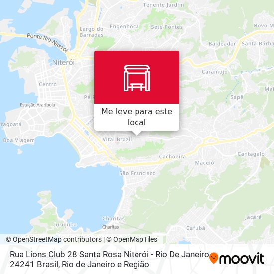 Rua Lions Club 28 Santa Rosa Niterói - Rio De Janeiro 24241 Brasil mapa