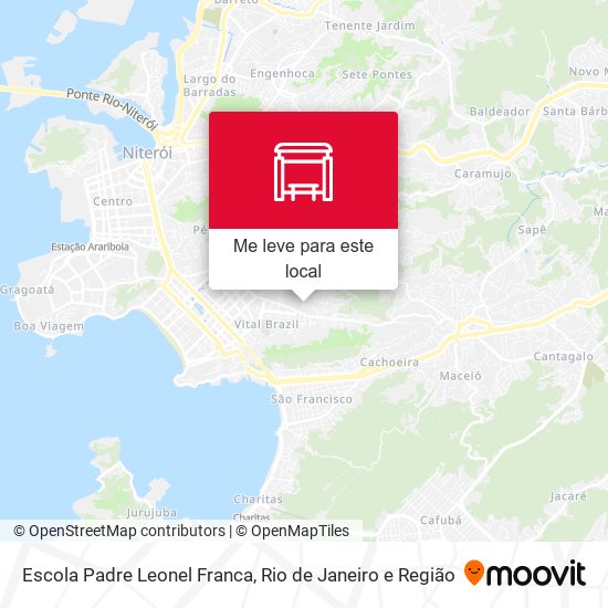 Rua Santos Moreira 58 Santa Rosa Niterói - Rio De Janeiro 24241 Brasil mapa