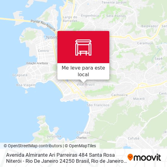 Avenida Almirante Ari Parreiras 484 Santa Rosa Niterói - Rio De Janeiro 24250 Brasil mapa